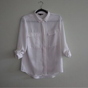 Catherine Malandrino White Button-Down Shirt